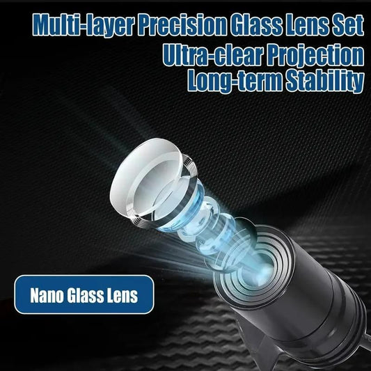 Motorcycle Projector Lights with Angel Wing Logo