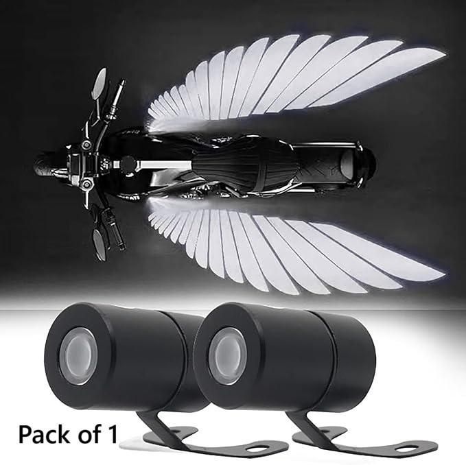 Motorcycle Projector Lights with Angel Wing Logo