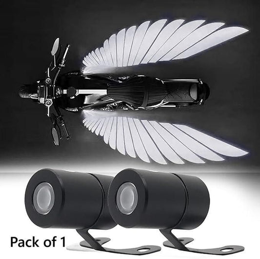 Motorcycle Projector Lights with Angel Wing Logo